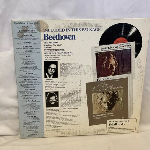 Beethoven The Pastoral Sixth Symphony (Vinyl, 1976) RCA Custom FW-301 Good+ LP - Picture 3 of 12